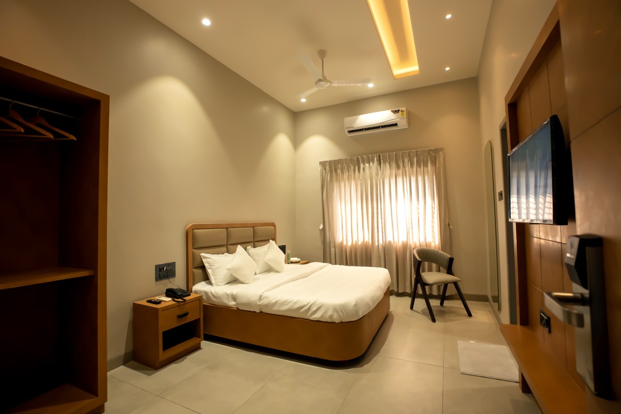 Guest room interior at The MB Resort